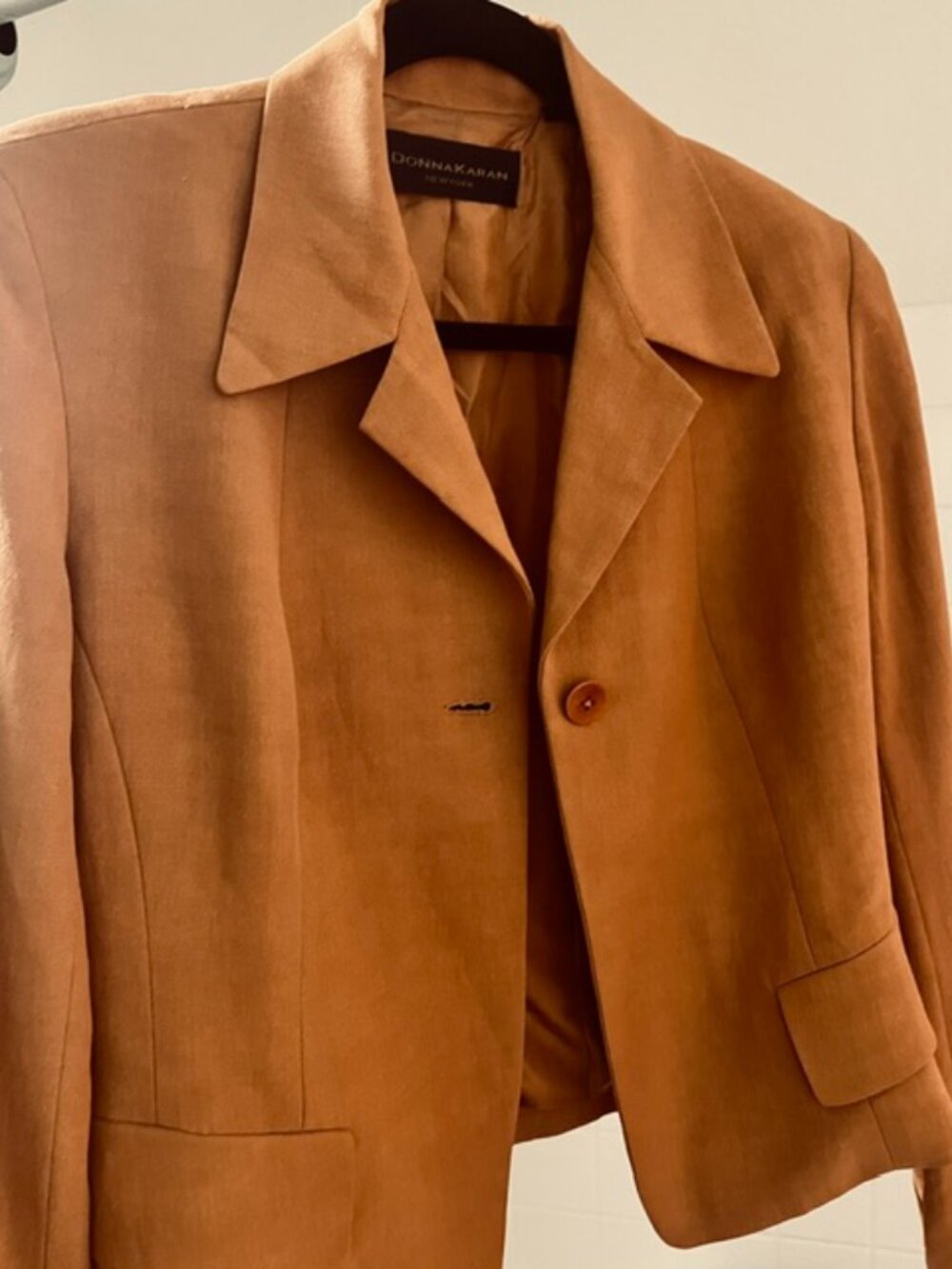 Donna Karan - Black Label Camel Blazer - Vintage & Beautiful